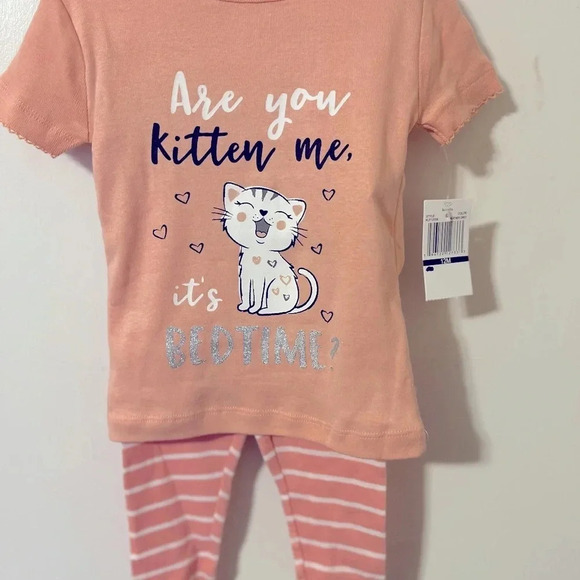 Koola Baby pajamas 4 piece set with short and long sleeve and pant elastic waist - Picture 6 of 16